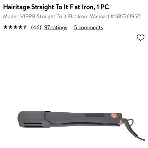 Haritiage straightener